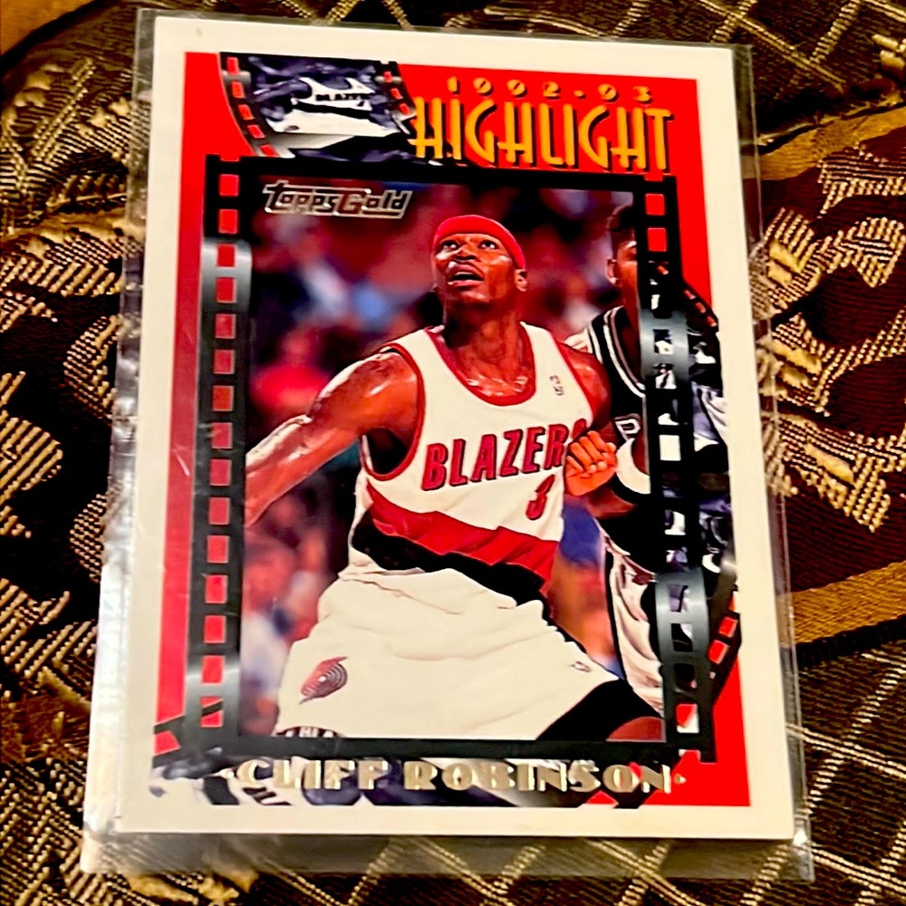 🏀CLIFF ROBINSON 1992-93 HIGHLIGHTS. BASKETBALL CARD RARE